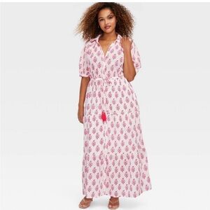 Target x Roller Rabbit short sleeve maxi dress